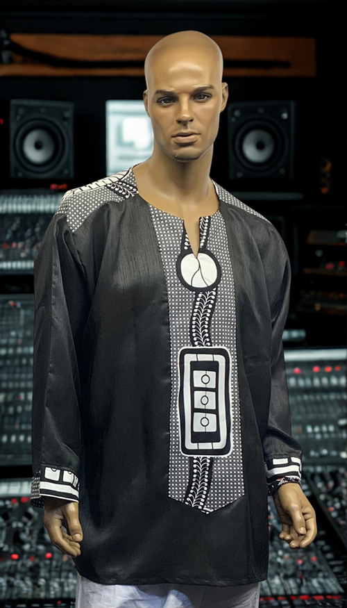 African-Black-Two-Toned-Shi