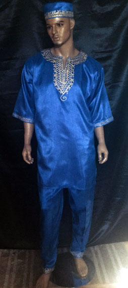 African-Blue-Shokoto-Set