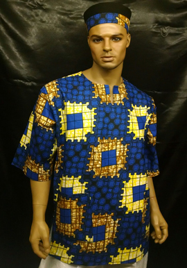 African-Blue-Yellow-Dashiki