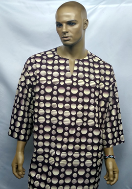 African-Brown-Cream-Dashiki-Shirt