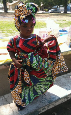African-Children-Print-Dres