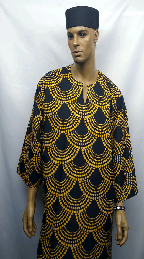 African-Chocolate-Gold-Dashiki-Shirt