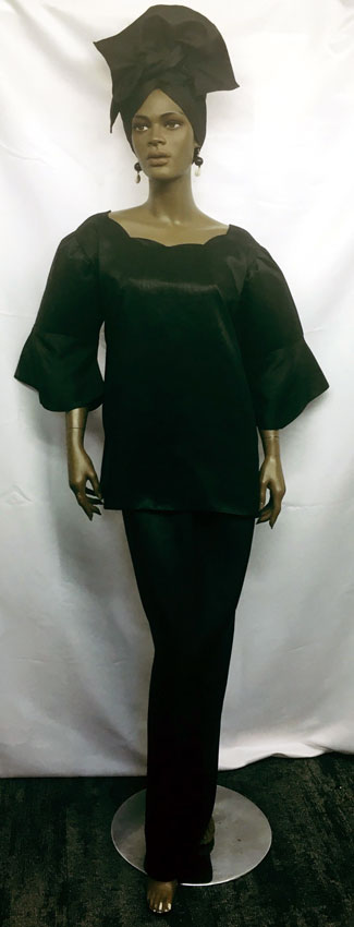 African-Dress-Black-3pc-Ski