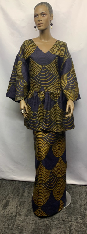 African-Elegant-Purple-Gold