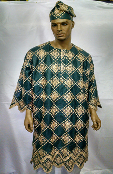 African Dashiki shirt w/Pants Set