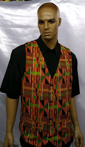 African-Kente-Dashiki-Vest