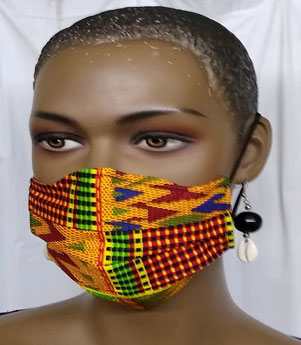 African-Kente-Print-Face-Ma
