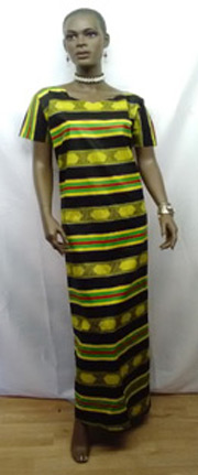 African-Long-Kente-Dress