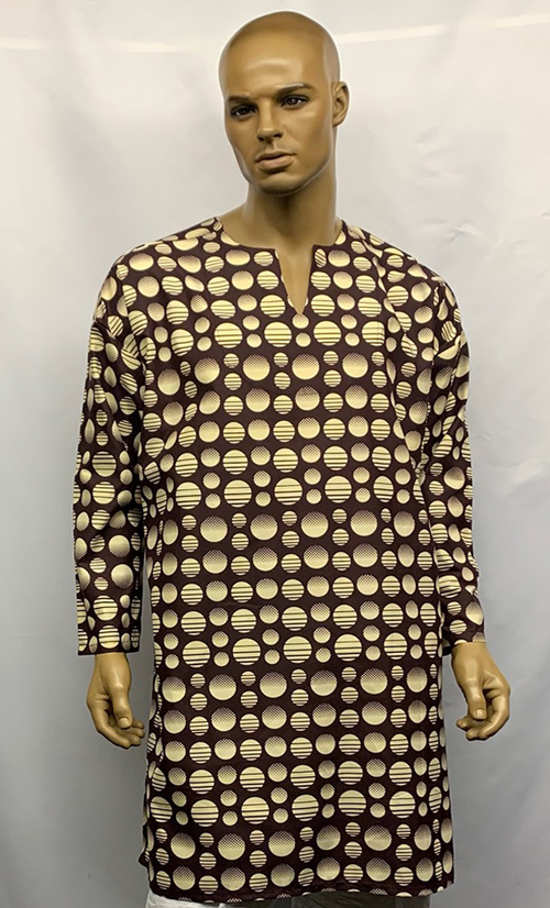 African-Long-Sleeve-Brown-Cream-Dashiki