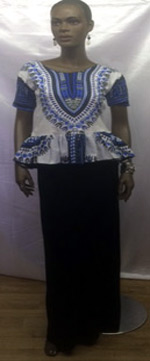 African-Peplum-Top