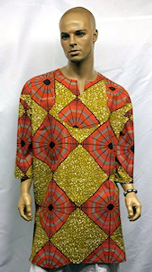 African-Rust-Abstract-Dashiki