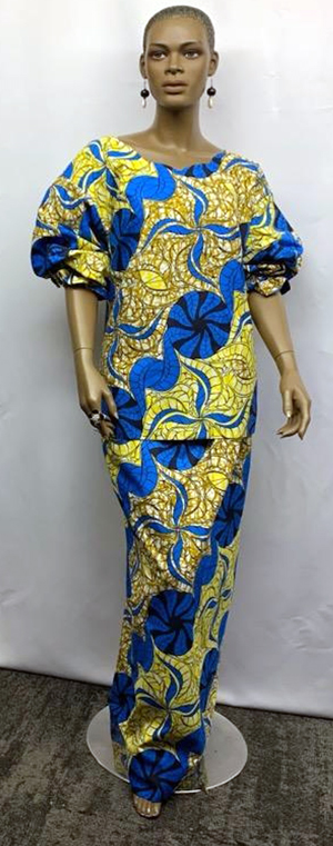 African-Swirl-Blue-Yellow-S