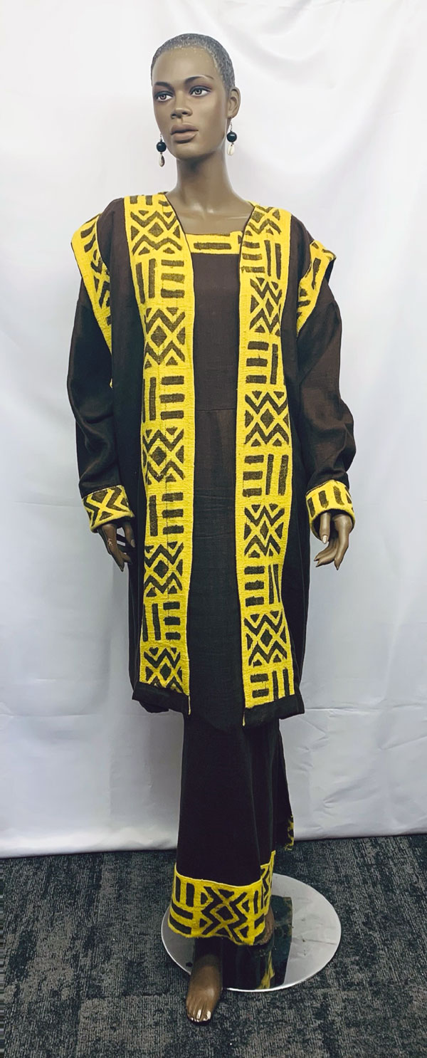 African-Yellow-Mud-Cloth-Dr