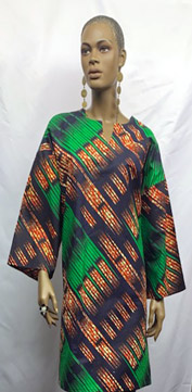 Elegant-African-Green-V-Nec