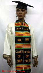 Graduation Stole or Sash Class of 2018