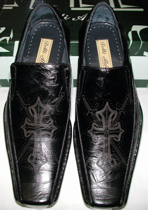 church shoes black