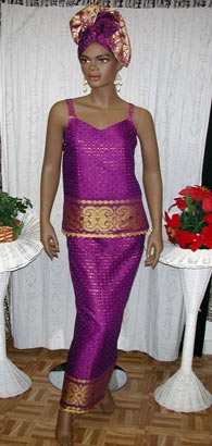 African Bridesmaid Dress