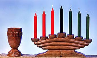 Kwanzaa Kinara Complete Sets with 7 Candle (Large)