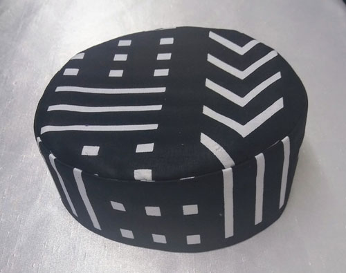 Printed Mud cloth hat