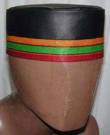 Leather Kufi Hat