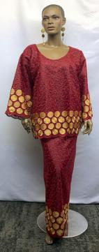 2pc-Gold-Burgundy-Set