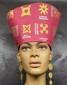 African-Adinkra-Symbols-Burgundy-Crown