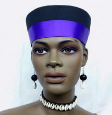 African-Black-and-Blue-Hat