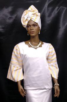 African-Bridal-Yellow-White