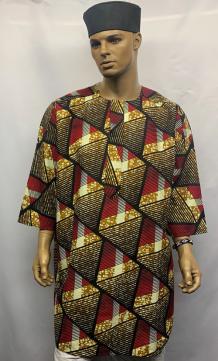 African-Burgundy-Close-Neck