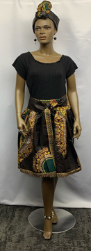 African-Dashiki-Print-Short-Skirt