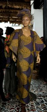 African-Dress--Deep-Purple-Gold-Drop-Cape-Dress