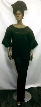 African-Dress-Black-3pc-Ski