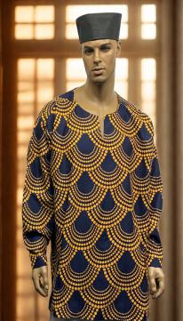 African-Gold-Bluish-Black-D