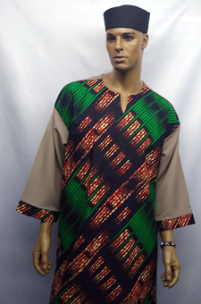 African-Gray-Green-Dashiki-Shirt