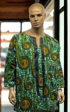 African-Green-Black-Abstrac