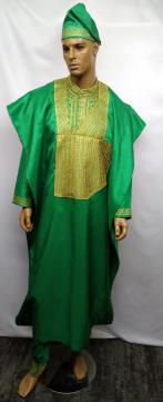 African-Green-Gold-Grand-Buba-Set-