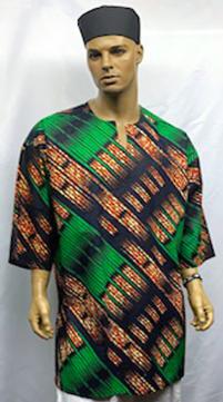 African-Hunter-Green-Dashiki-Shirt
