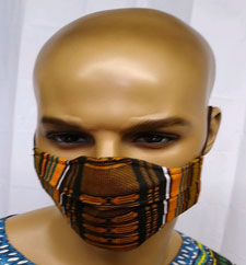 African-Kente-Cup-Face-Mask