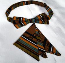 Kente Designer Bowtie Set