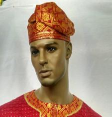 African Red Million Stone George Hat For Men