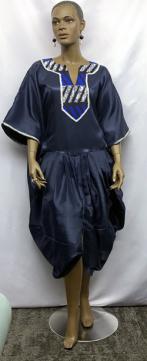 African-Navy-Blue-Silver-Embroidered-Makeba-Gown