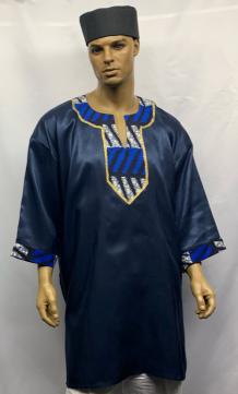 African-Navy-Blue-Trimmed-Embroidery-Dashiki
