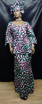 African-Print-Lavender-Skir