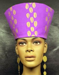 African-Purple-Kari-Shell-Crown