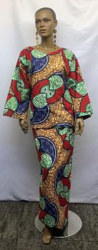 African Green Red Buba Set