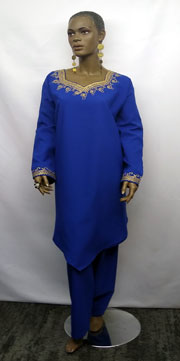 African-Royal-Blue-V-Top