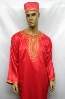 African-Shirt--Red-Gold-Dashiki-Shirt