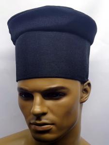 African-Short-Black-Linen-Jamaican-Style-Hat