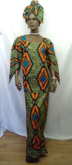 African-Teal-Print-Skirt-Se