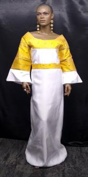 African White Gold Million Stone Dress